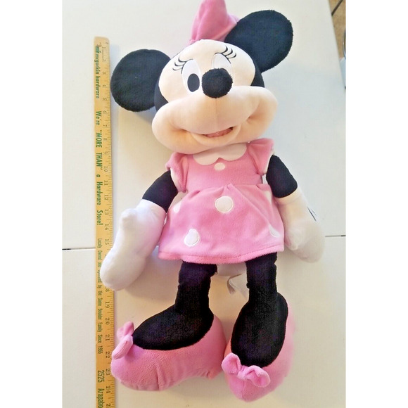 Disney Mickey And Minnie Mouse Approximately 27" Tall Large Size Plush Stuffies - Picture 12 of 16